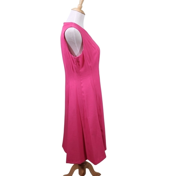 NWT Kasper 'Camellia' Elegant Pink Sleeveless Dress - Picture 3 of 10